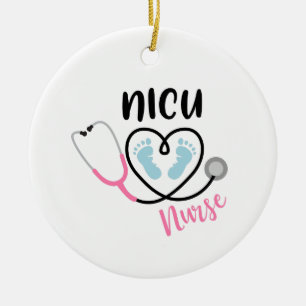 NICU Nurse Keramik Ornament