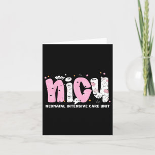 Nicu Nurse Neonatal Intensivstation Funny Hall Karte