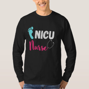 Nicu Nurse Neugeborene Neugeborene Intensivmedizin T-Shirt