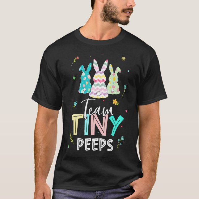 Nicu Nurse Osterteam Tiny Humans Bunnies T-Shirt (Vorderseite)