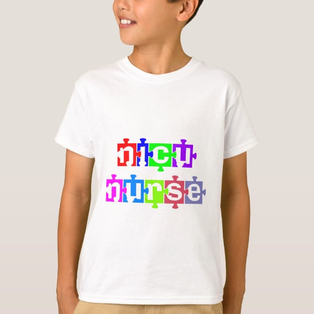 NICU NURSE PUZZLE PIECE T-Shirt (Vorderseite)