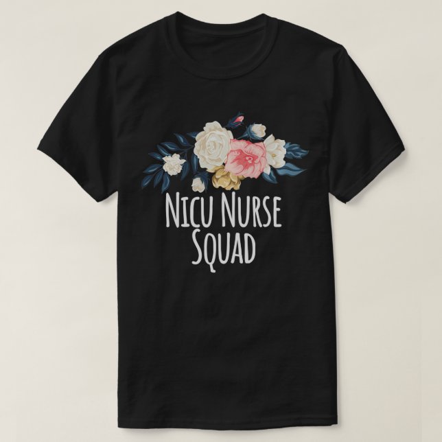 Nicu Nurse Squad, Funny Mama Gift Floral Pullover (Design vorne)