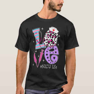 Nicu Nurse Stethoscope Pflege Niedlich Osterhase T-Shirt