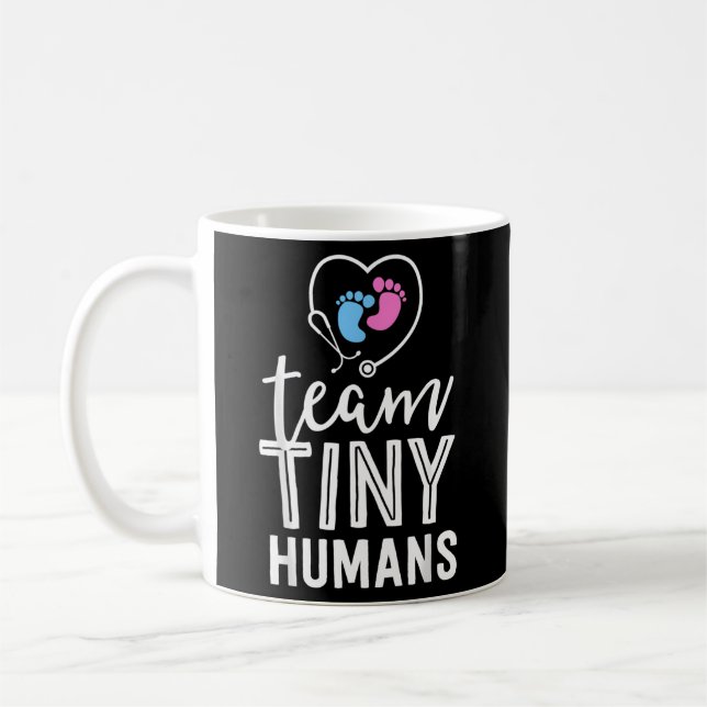 Nicu Nurse Teamtiny Humans Neonatal Icu Nursing Kaffeetasse (Links)