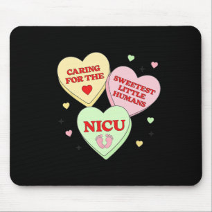 Nicu Nurse Valentine Heart Candy Doctor Rn Icu E Mousepad
