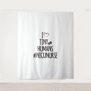 NICU Nurse Wandteppich