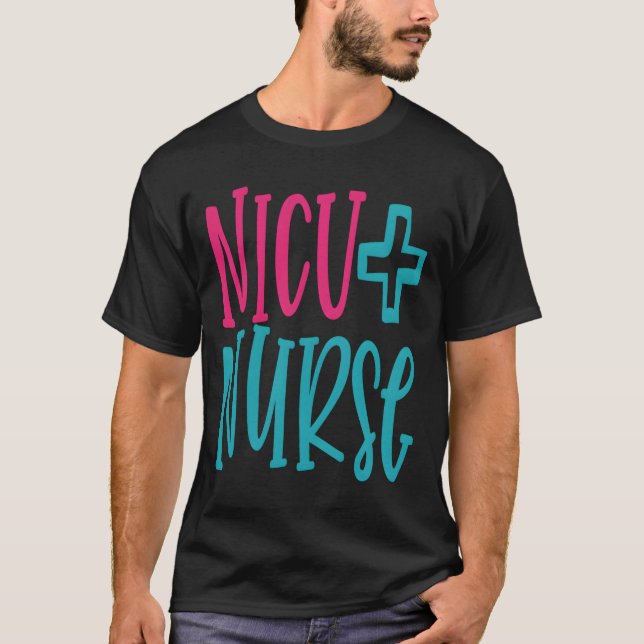 Nicu Nurse Work Hospital Nursing T-Shirt (Vorderseite)