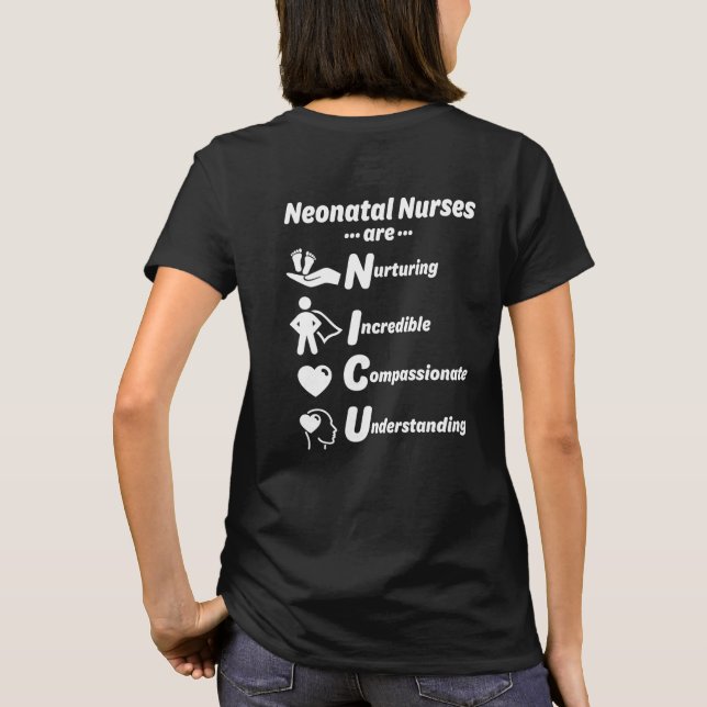 NICU NURSES are -NNP Tshirt (Rückseite)