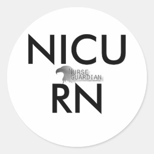 NICU RN RUNDER AUFKLEBER