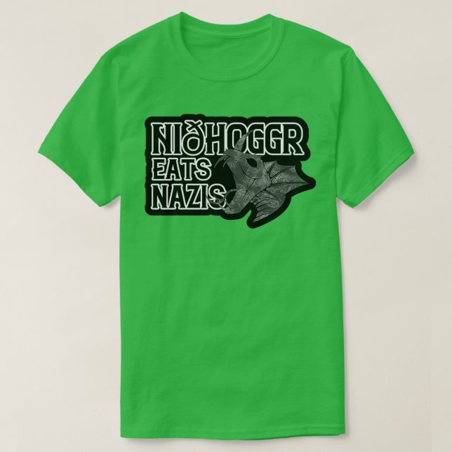 Nidhoggr Eats Nazis T-Shirt (Design vorne)