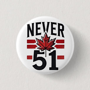 Nie 51. Funny Canada ist nicht Fot Sale Button