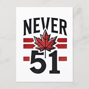 Nie 51. Funny Canada ist nicht Fot Sale Postkarte