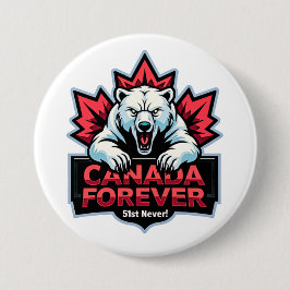 Nie 51, Polarbär, Kanada für immer, Button