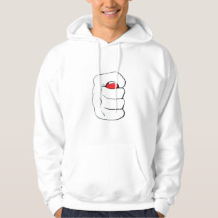 Nie abergläubisch Hg Hoodie