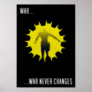 Nie Änderungen im Krieg Poster