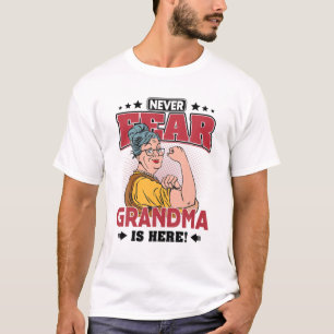Nie Angst Oma ist hier glücklicher Muttertag T-Shirt