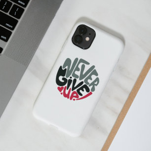 Nie aufgeben - Inspirierend Weiß aufleben Case-Mate iPhone Hülle