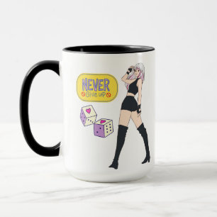 NIE AUFGEBEN TASSE