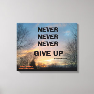 NIE CHURCHILL WRAPPED CANVAS DRUCKEN GEBEN LEINWANDDRUCK