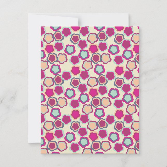 Nie ein Blumengarten versprochen Mitteilungskarte (Vorderseite)