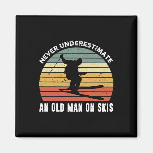 Nie einen alten Mann auf dem Himmel unterschätzen Magnet