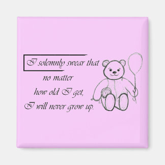 nie erwachsen magnet