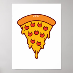 Nie genug Käseplakat Poster