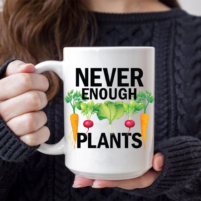 Nie genug Pflanze Gemüse Obstgarten Vater Tasse (Never Enough Plants Vegetables Fruit Gardening Dad Mug)