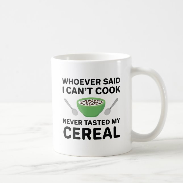 Nie geschmeckt mein Getreide Kaffeetasse (Rechts)