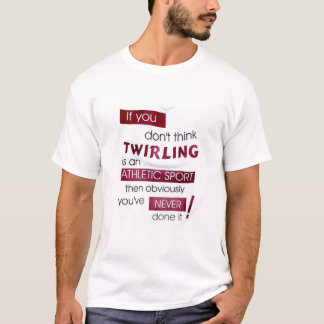 Nie gewirbelt T-Shirt