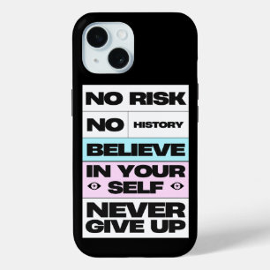 Nie Inspiration aufgeben Case-Mate iPhone Hülle