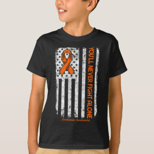 Nie Kampf allein Blutkrebs Leukämie Bewusstsein T-Shirt