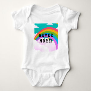 nie mehr Regenbogenbund Baby Strampler