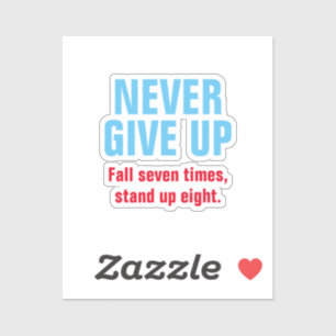 NIE Motivierend inspirieren Aufkleber