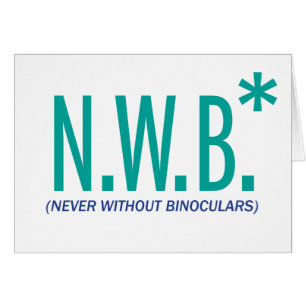 Nie ohne Ferngläser