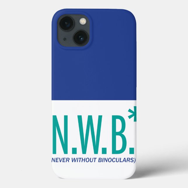 Nie ohne Ferngläser Case-Mate iPhone Hülle (Rückseite)