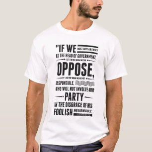 Nie Trumpf-Beschwörungsformel - Alexander Hamilto T-Shirt