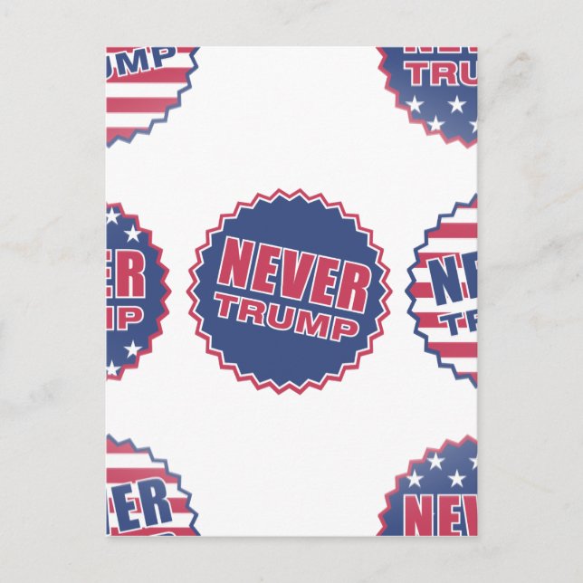 nie Trumpf Postkarte (Vorderseite)