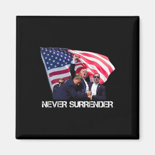 Nie übergeben T-Shirt Magnet