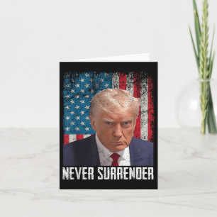 Nie übergeben Trump Tasse Shot 2024 Präsident Amer Karte