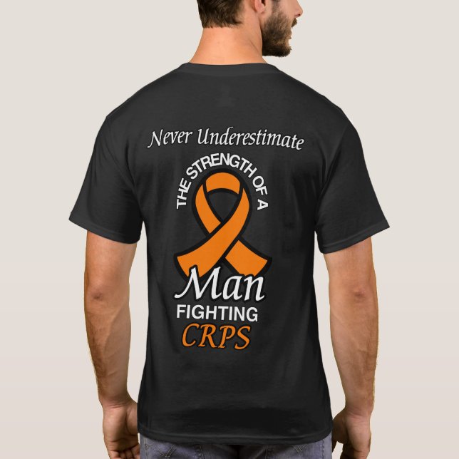 Nie unterschätzen/Band/Mann...CRPS-T - Shirt (Rückseite)