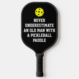 NIE UNTERSCHÄTZEN Custom Foto Pickleball Paddle