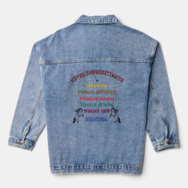 Nie unterschätzen Oma Jean Jacket Jeansjacke