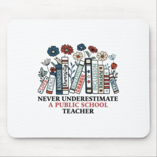 Nie unterschätzen Sie die Lehrerin Harris an der ö Mousepad