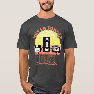 Nie Vergessen Sie 1987 Geburtstags Limited Edition T-Shirt
