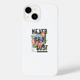 Nie verloren floral Slogan Case-Mate iPhone 14 Hülle