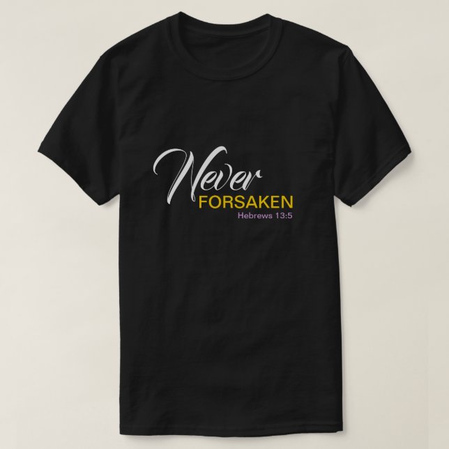 NIE VORGESCHLAGEN Christlich anpassbar T-Shirt (Design vorne)