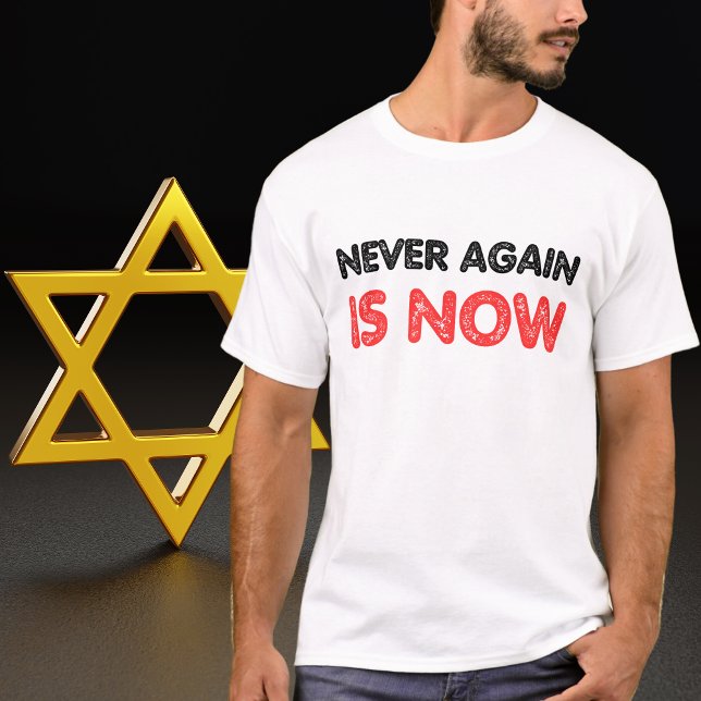 Nie wieder ist es jetzt, mit Israel zu stehen T-Shirt (Von Creator hochgeladen)