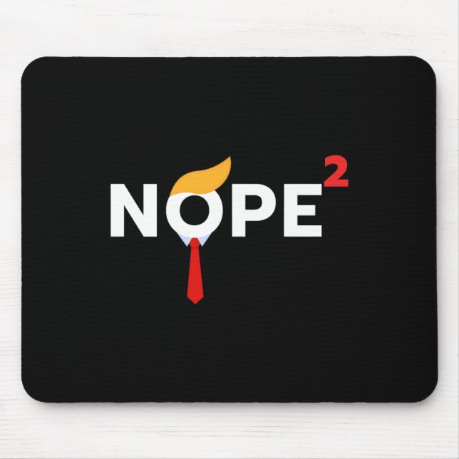 Nie wieder lustiger Trump mit einem Demo aus polit Mousepad (Vorne)