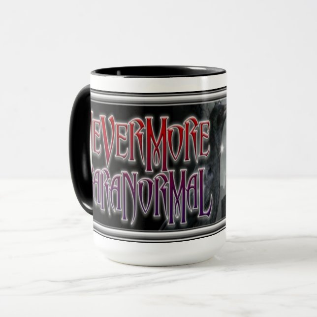 Nie wieder Paranormal Tasse (Vorderseite Links)